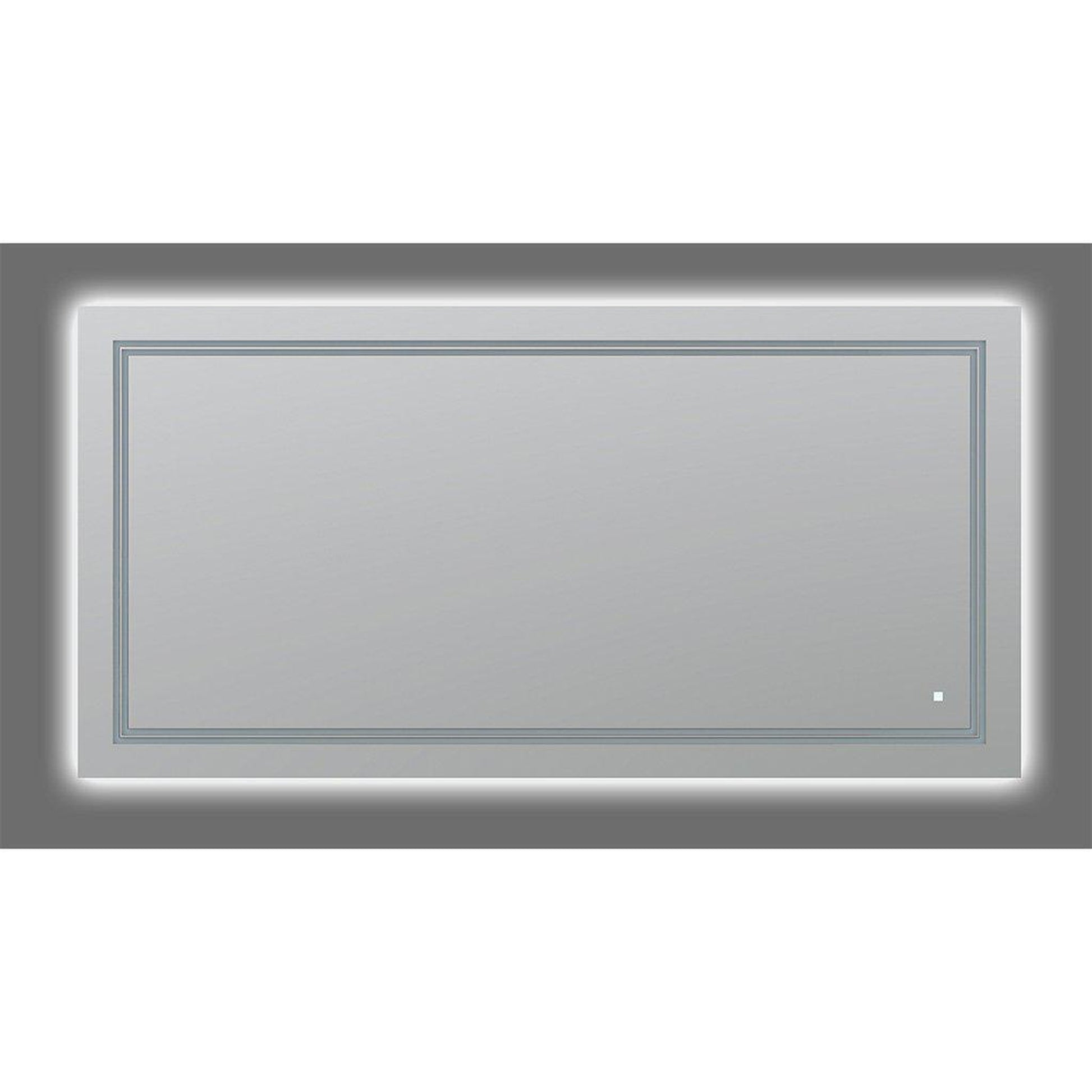 Aquadom SOHO 60" X 30" Rectangular Ultra-Slim Frame LED Lighted Bathroom Mirror With Defogger
