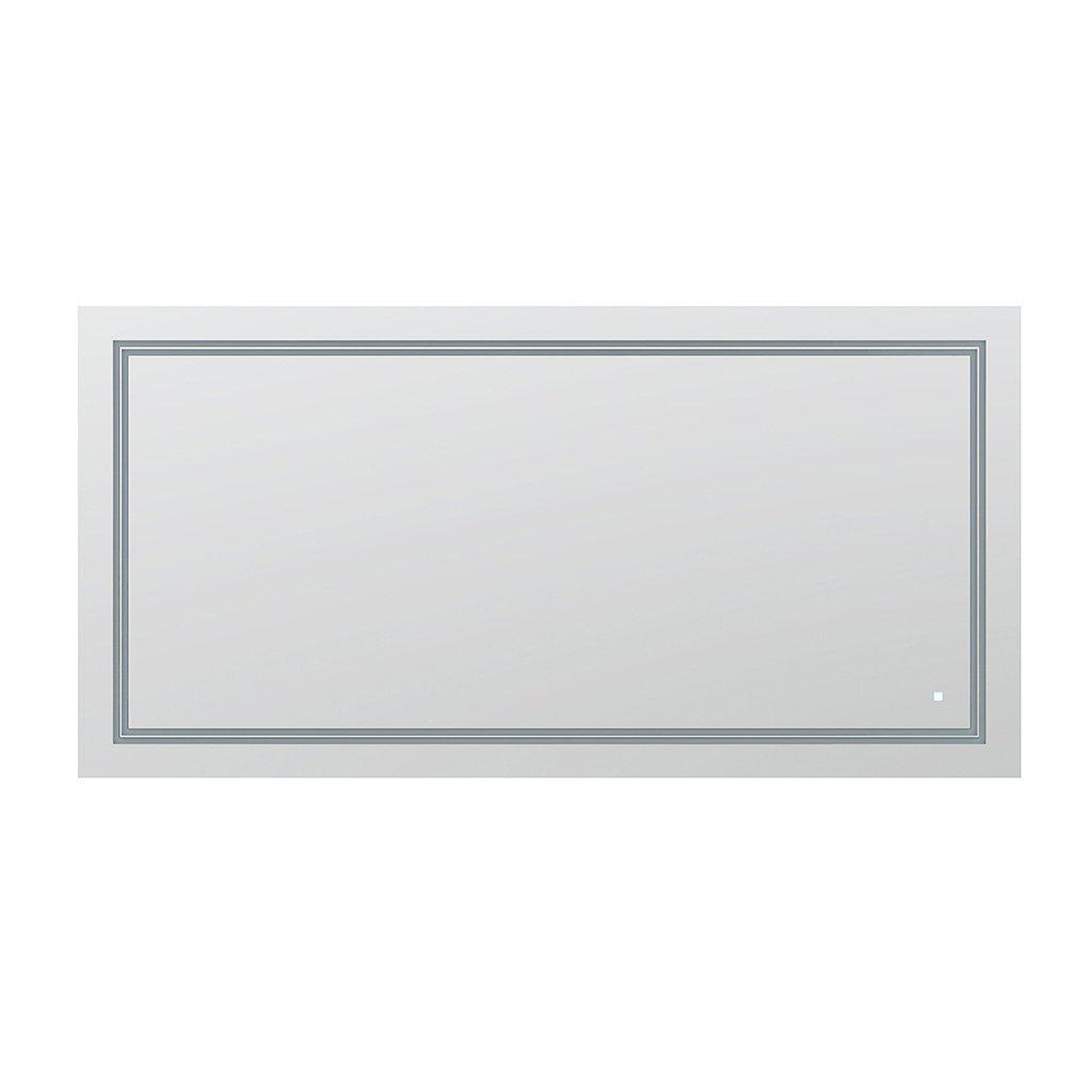 Aquadom SOHO 60" x 30" Rectangular Ultra-Slim Frame LED Lighted Bathroom Mirror With Defogger