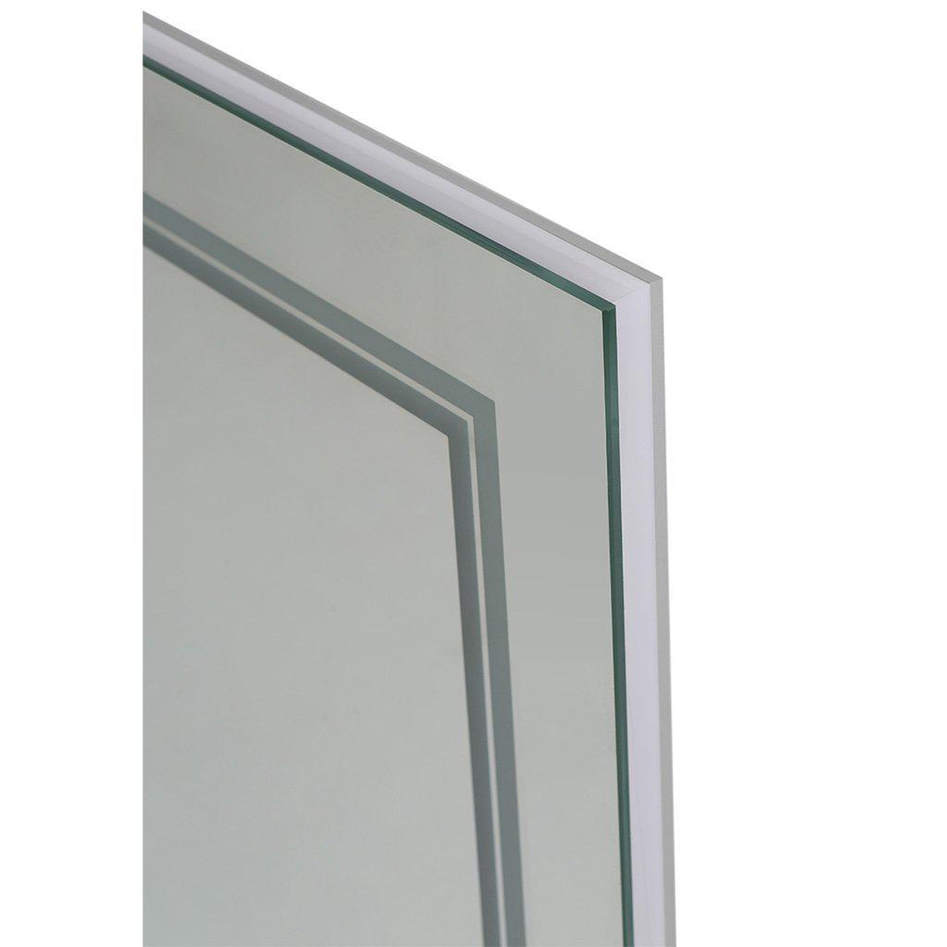 Aquadom SOHO 60" X 36" Rectangular Ultra-Slim Frame LED Lighted Bathroom Mirror With Defogger