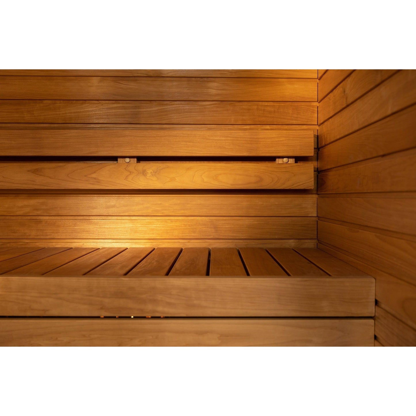 Auroom Cala 3-Person Wood Front DIY Aspen Wood Indoor Sauna Cabin With Heater Guard