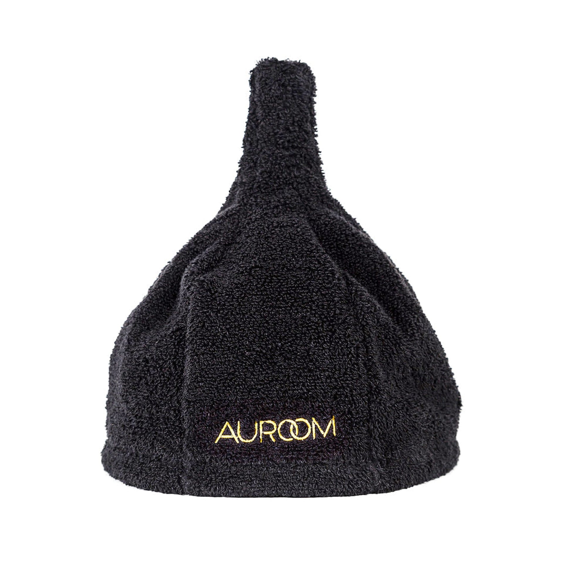 Auroom Sauna Accessory Black Natural Linen & Cotton Blend Sauna Hat Pipe