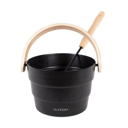 Auroom Sauna Accessory Package With Pail, Ladle, Timer, Seat Covers & Sauna Hat