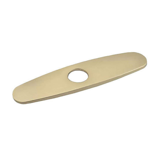 Bellaterra Home 10" Gold Stainless Steel Faucet Deck Plate