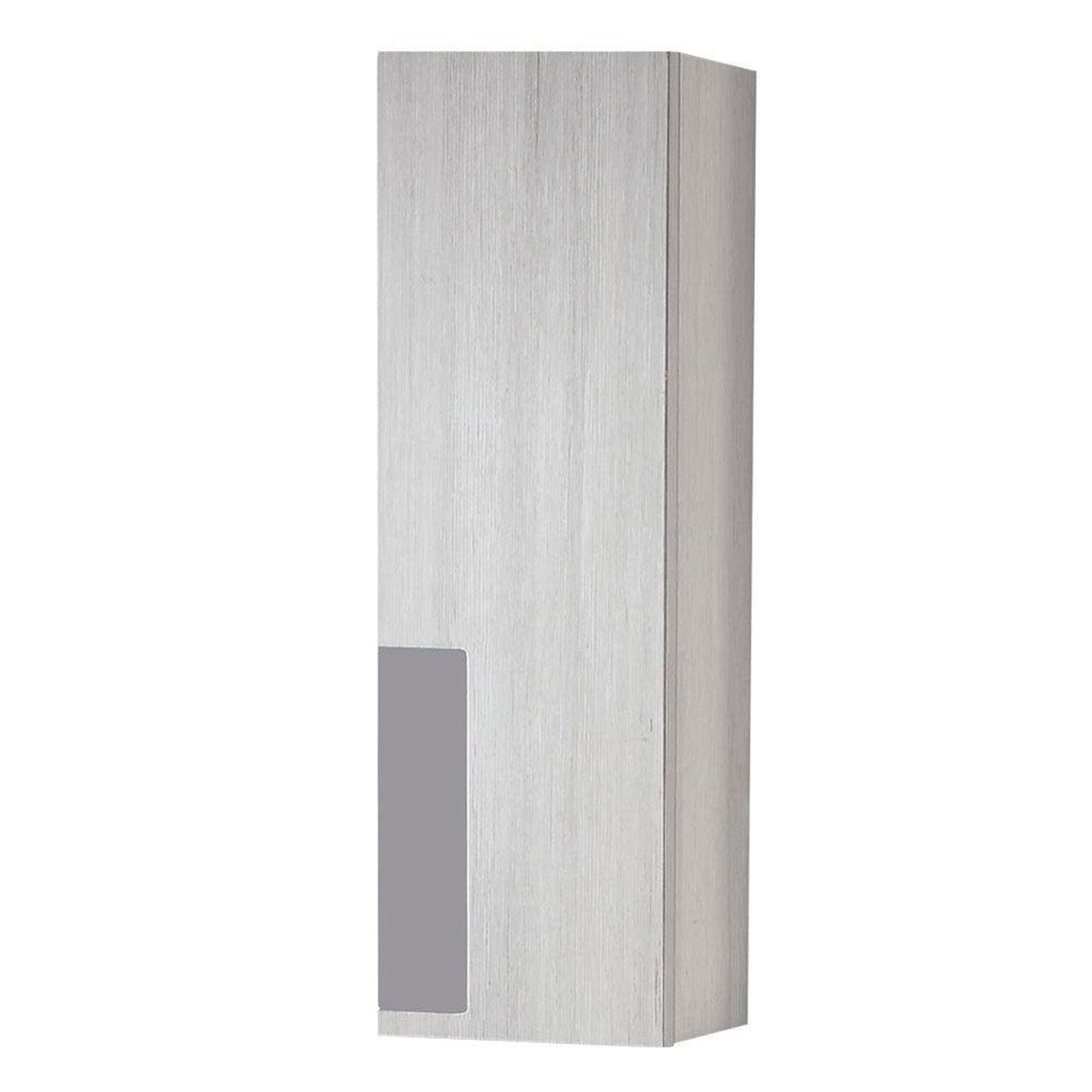 Bellaterra Home 10" Gray Pine Wall-Mounted Right Opening Side Cabinet