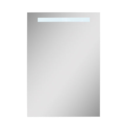 Bellaterra Home 20" x 28" Rectangular LED Illuminated Frameless Wall-Mounted Medicine Cabinet Mirror