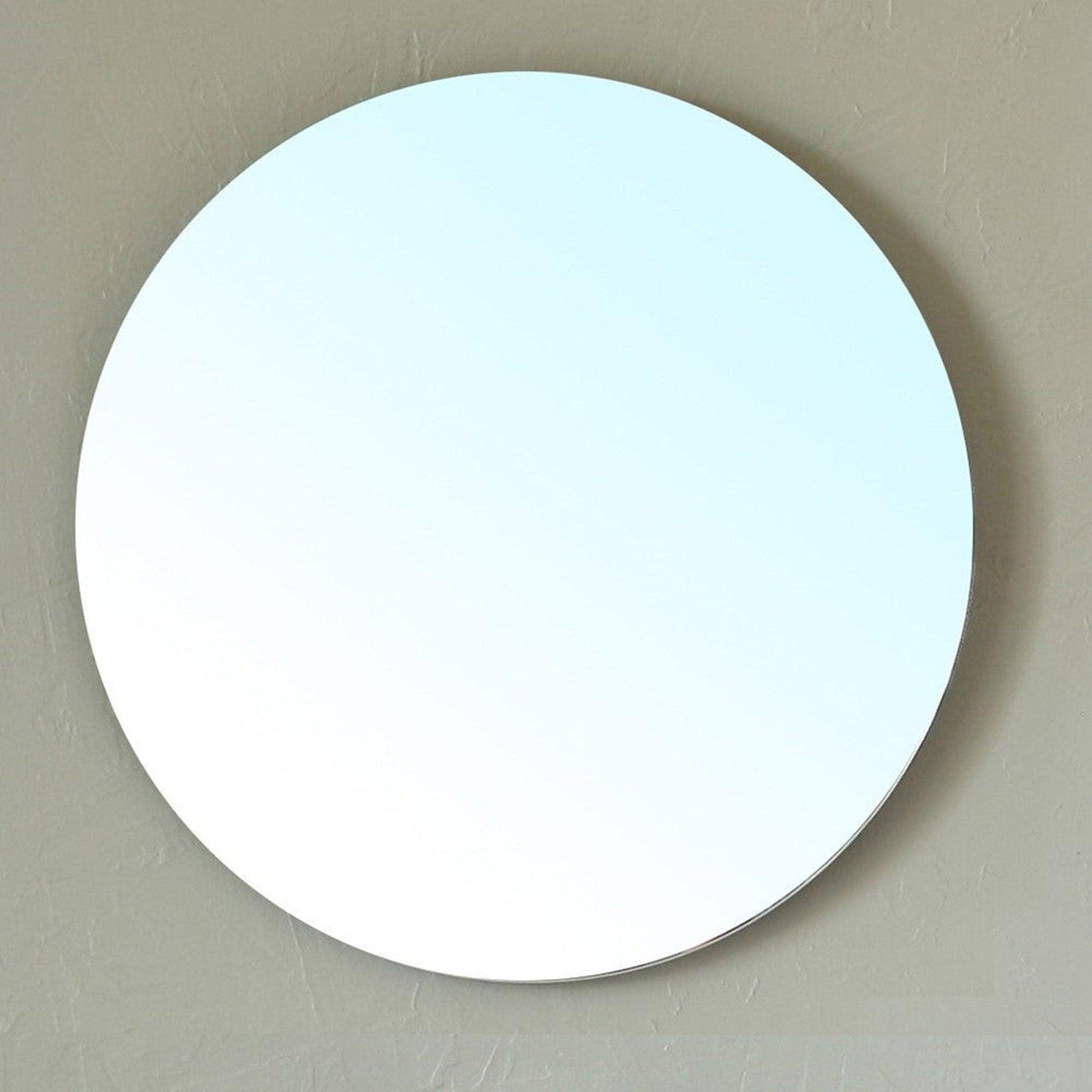 Bellaterra Home 203116-MIRROR 22" Round Wall-Mounted Frameless Mirror