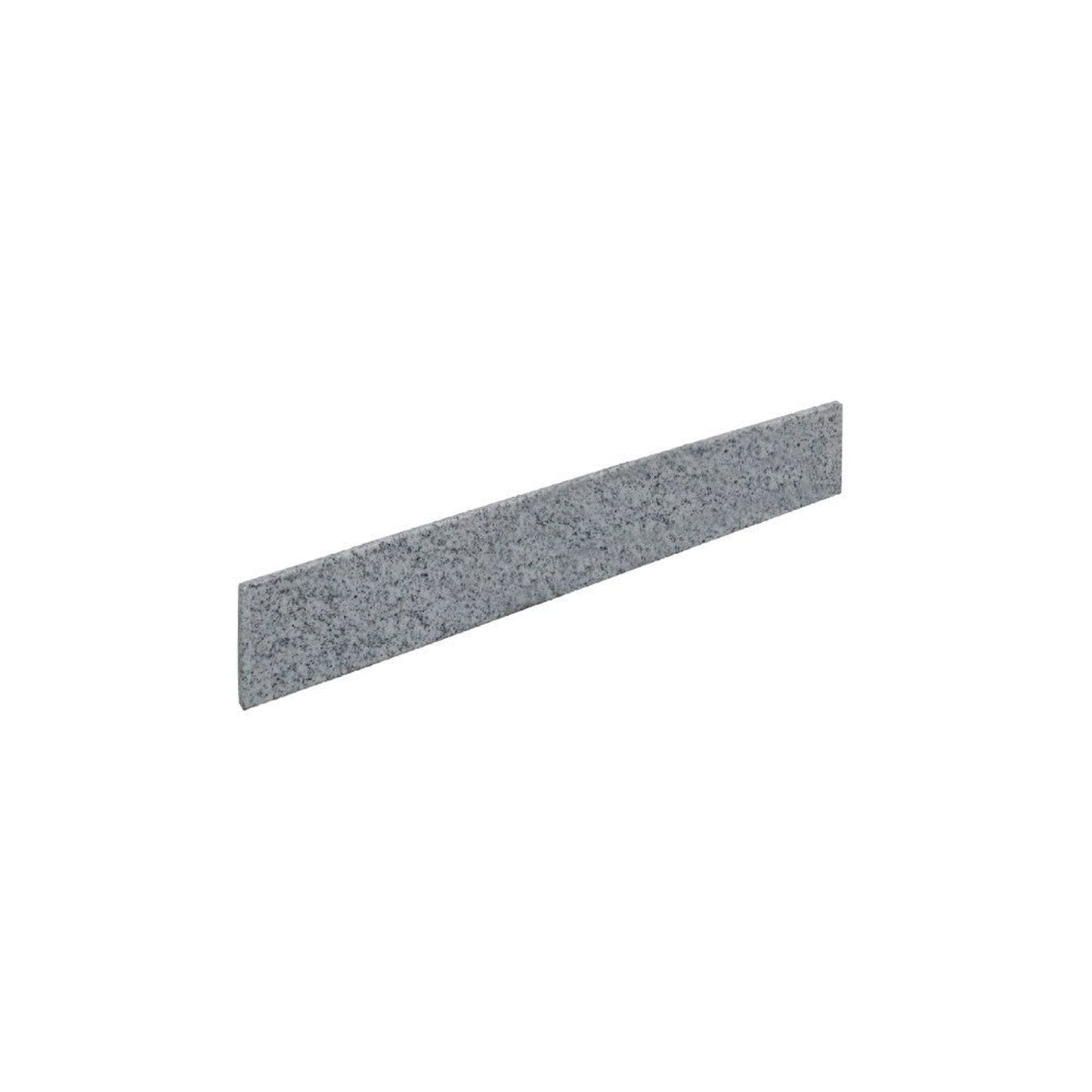 Bellaterra Home 21" x 4" Gray Granite Sidesplash