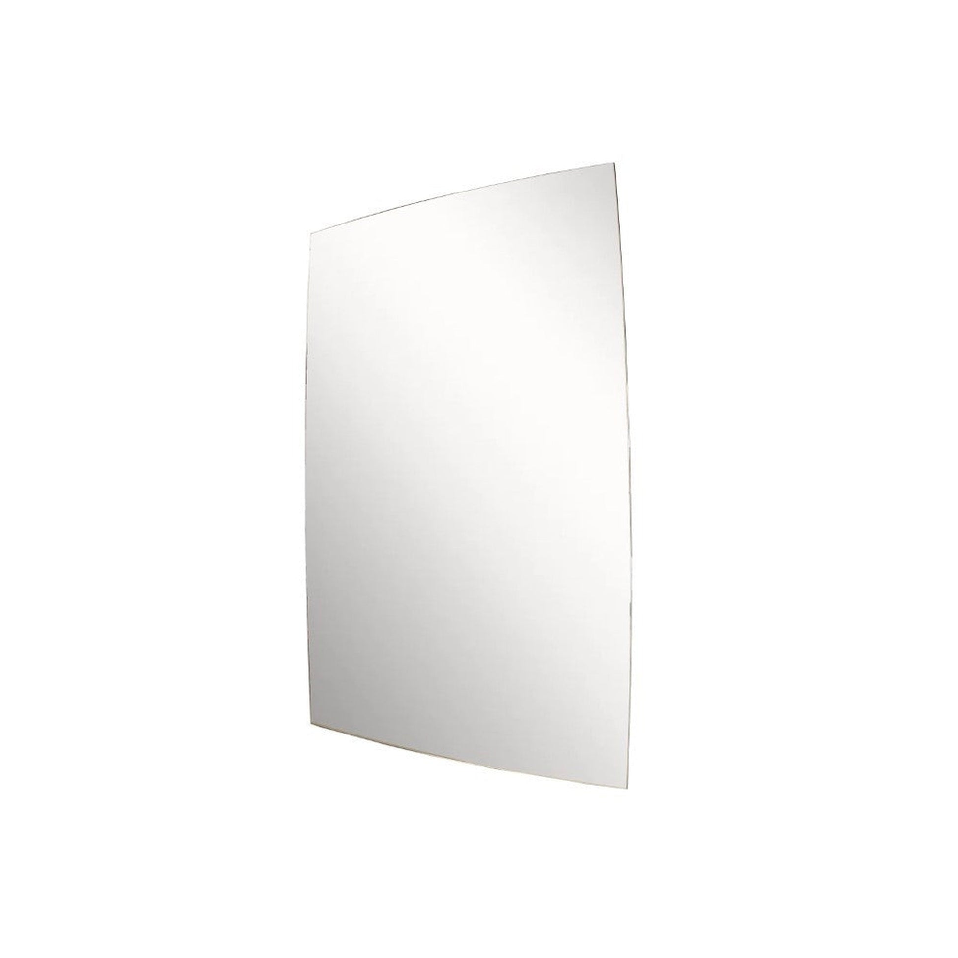 Bellaterra Home 24" x 31" Rectangle Wall-Mounted Frameless Mirror