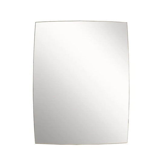 Bellaterra Home 24" x 31" Rectangle Wall-Mounted Frameless Mirror