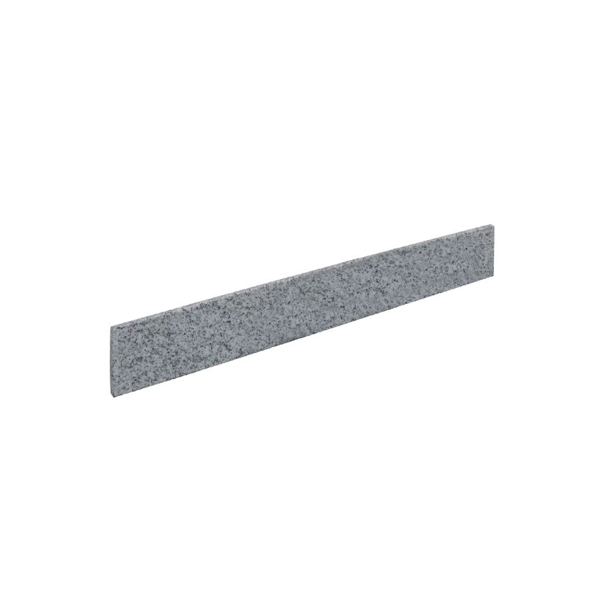 Bellaterra Home 25" x 4" Gray Granite Backsplash