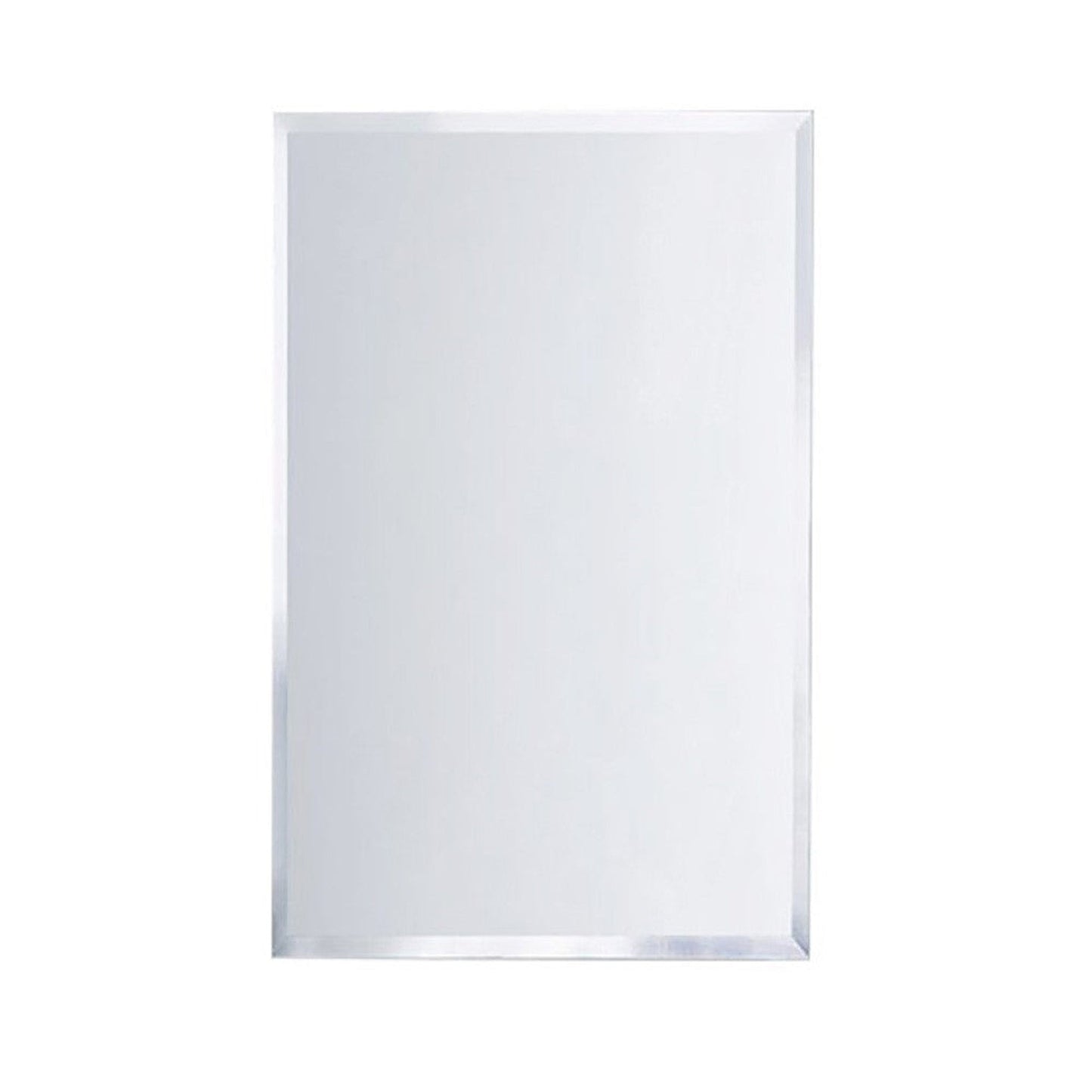 Bellaterra Home 808909A-MC 20" x 27" Rectangle Wall-Mounted Framed Mirror Medicine Cabinet