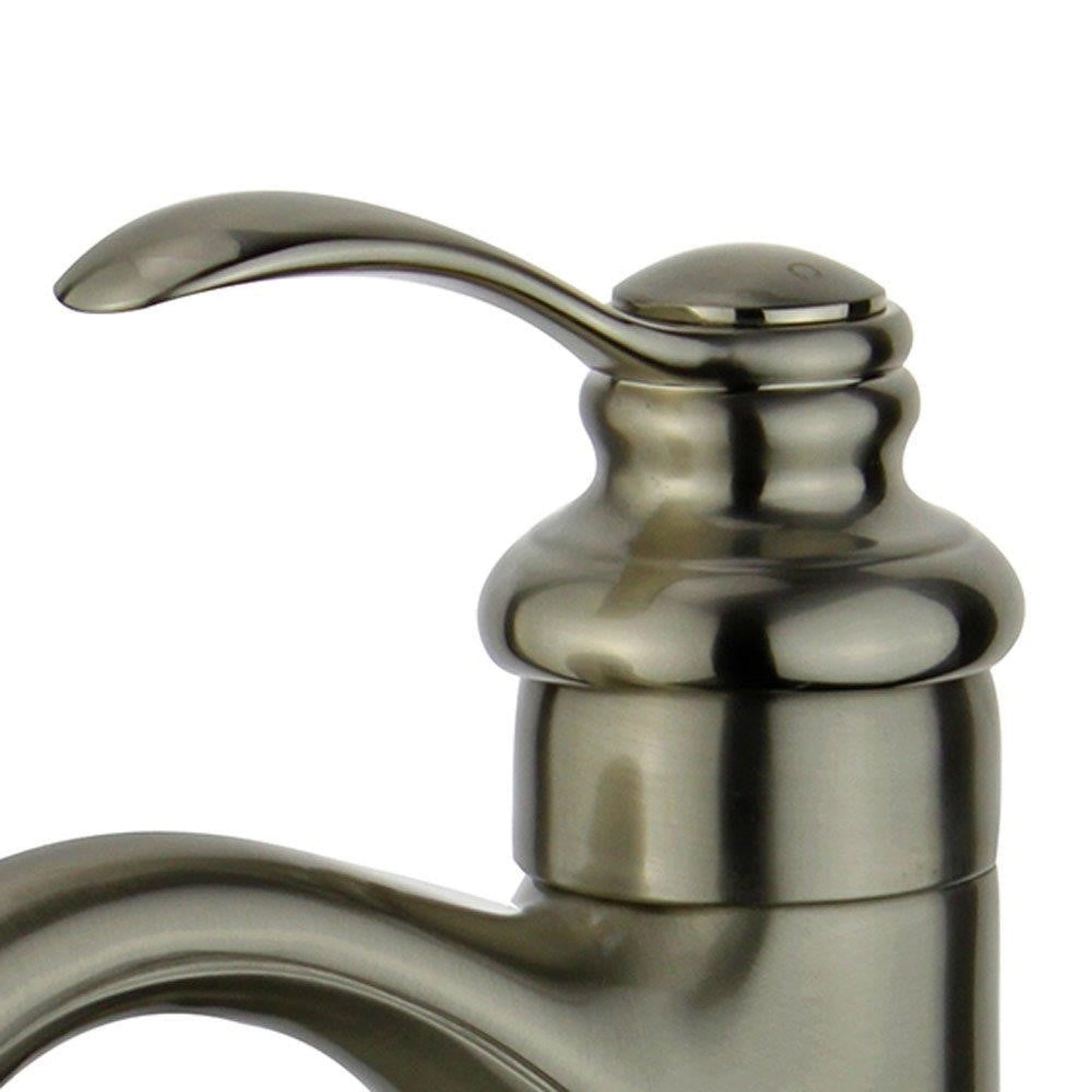 Bellaterra Home Barcelona 6" Single-Hole and Single Handle Brushed Nickel Bathroom Faucet