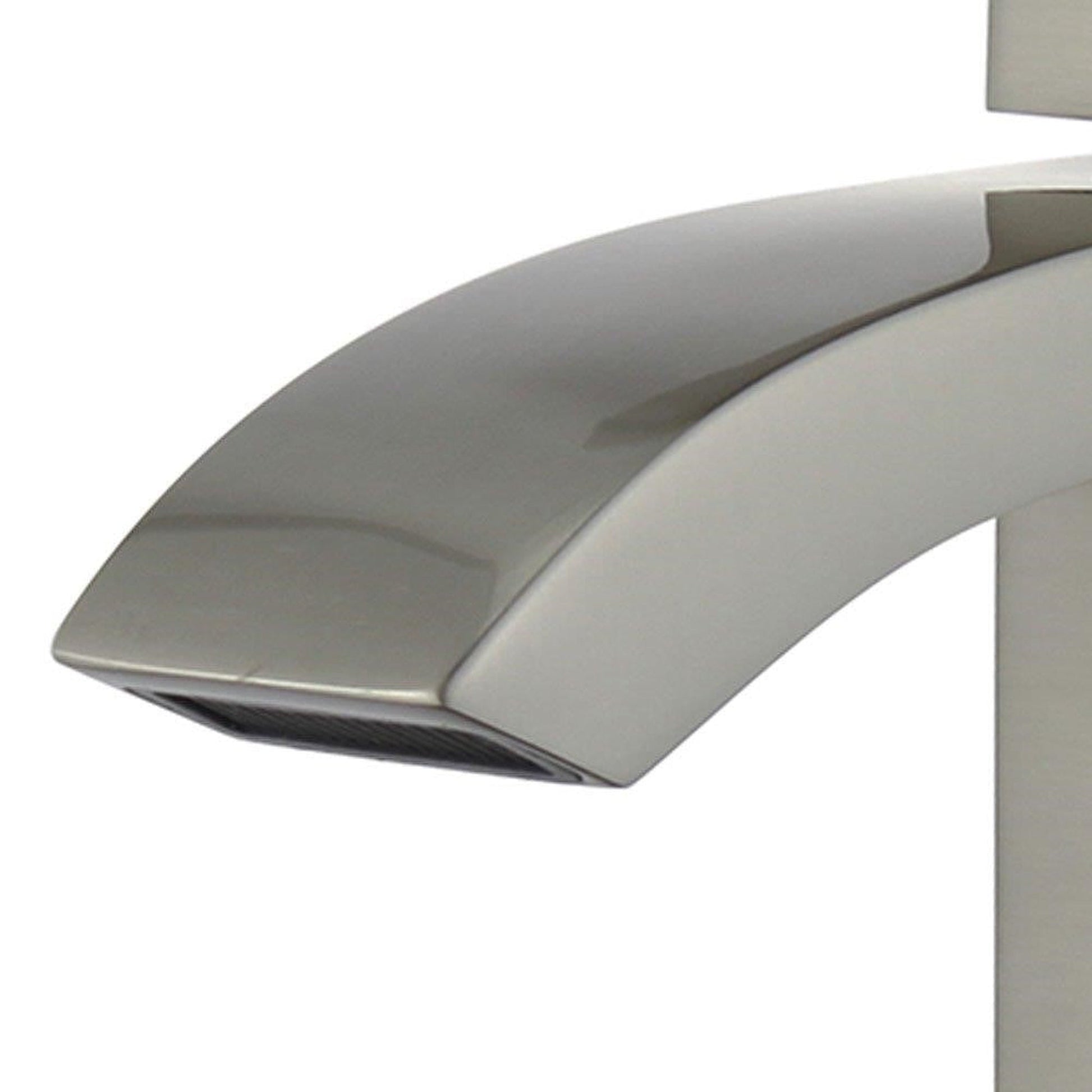 Bellaterra Home Cordoba 7" Single-Hole and Single Handle Brushed Nickel Bathroom Faucet