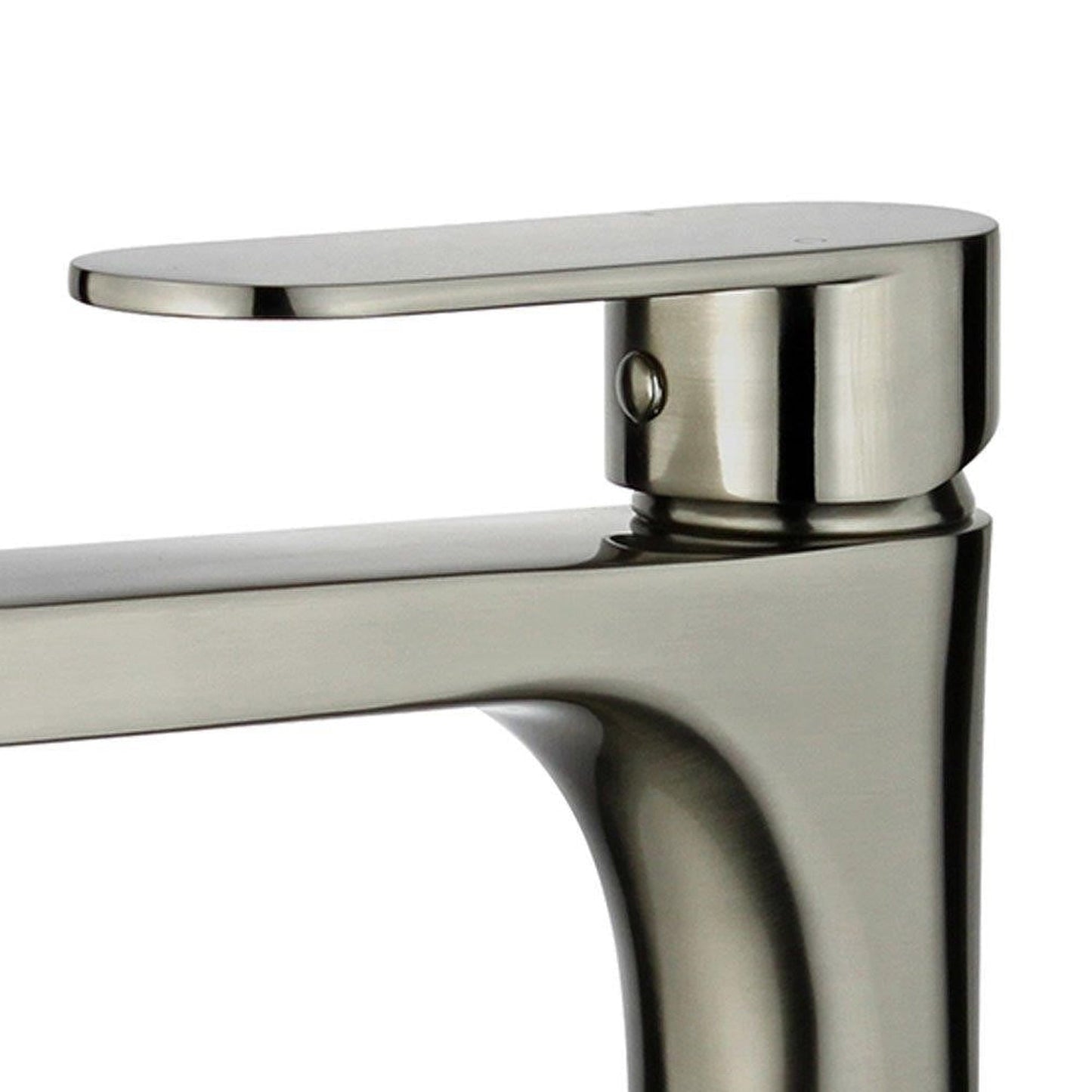 Bellaterra Home Donostia 7" Single-Hole and Single Handle Brushed Nickel Bathroom Faucet With Overflow Drain