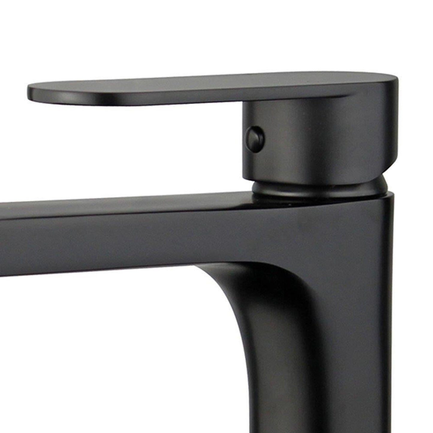 Bellaterra Home Donostia 7" Single-Hole and Single Handle New Black Bathroom Faucet