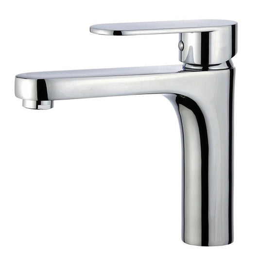 Bellaterra Home Donostia 7" Single-Hole and Single Handle Polished Chrome Bathroom Faucet With Overflow Drain