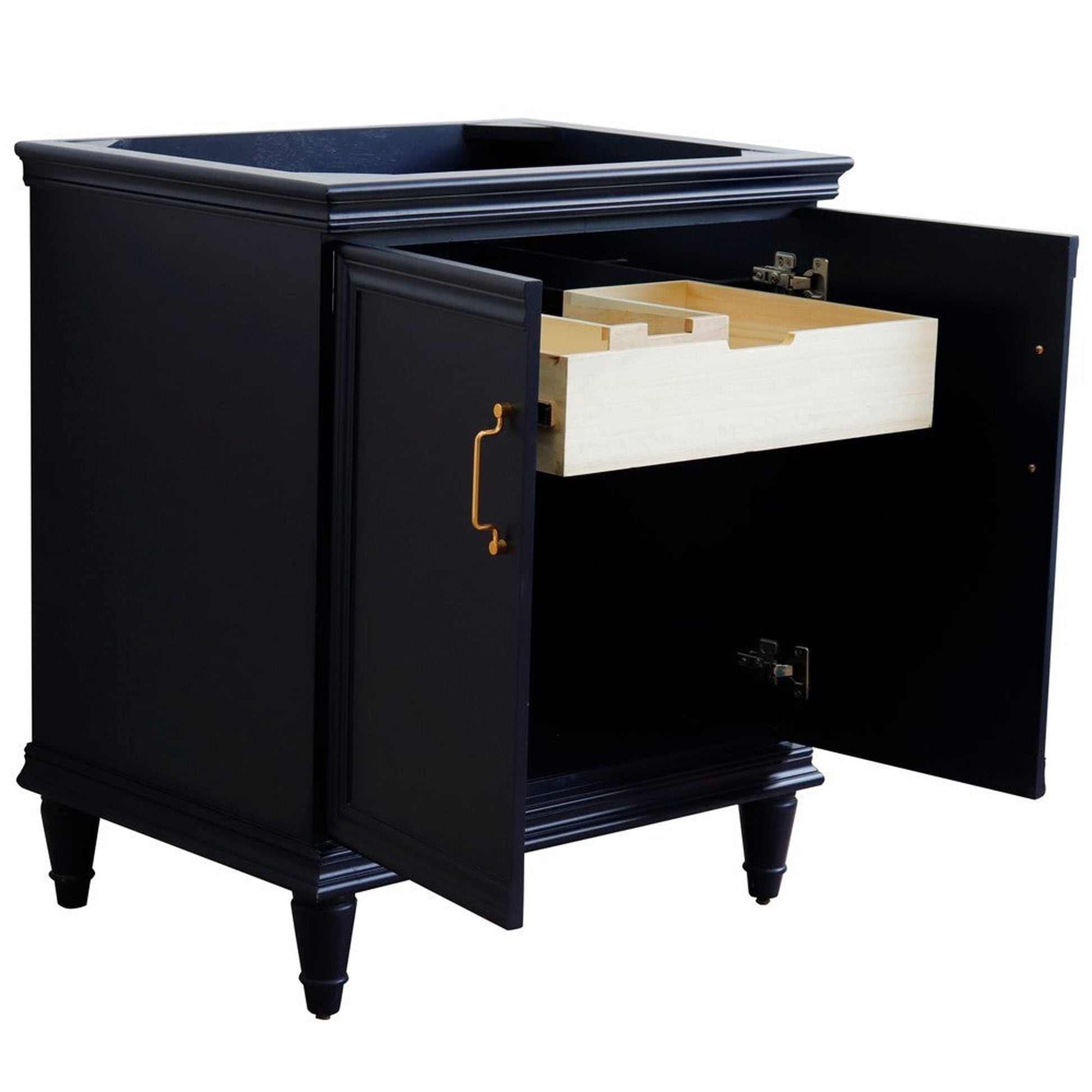 Bellaterra Home Forli 30" 2-Door 1-Drawer Blue Freestanding Vanity Base