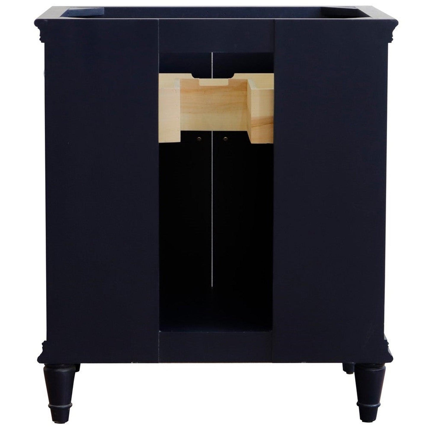 Bellaterra Home Forli 30" 2-Door 1-Drawer Blue Freestanding Vanity Base