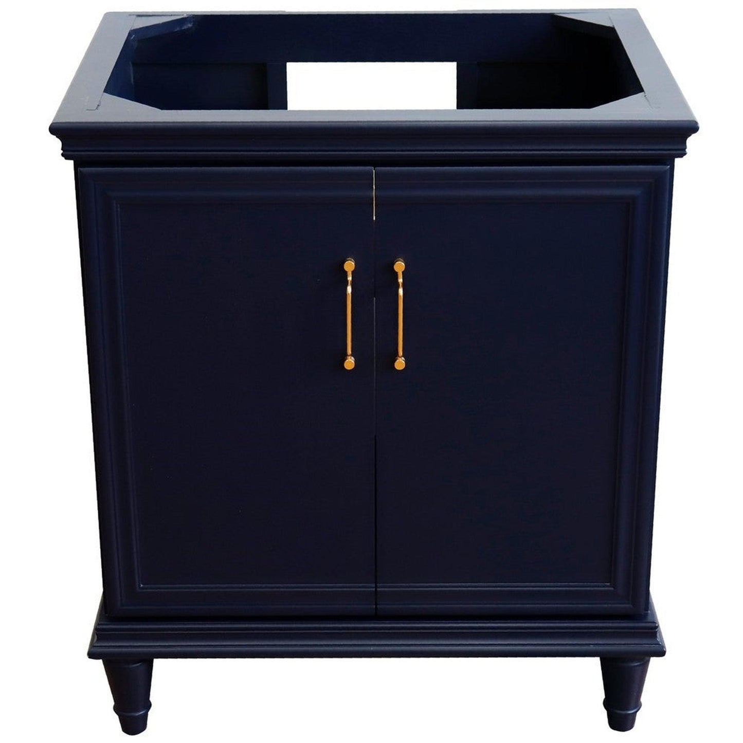 Bellaterra Home Forli 30" 2-Door 1-Drawer Blue Freestanding Vanity Base