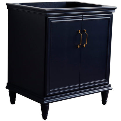 Bellaterra Home Forli 30" 2-Door 1-Drawer Blue Freestanding Vanity Base