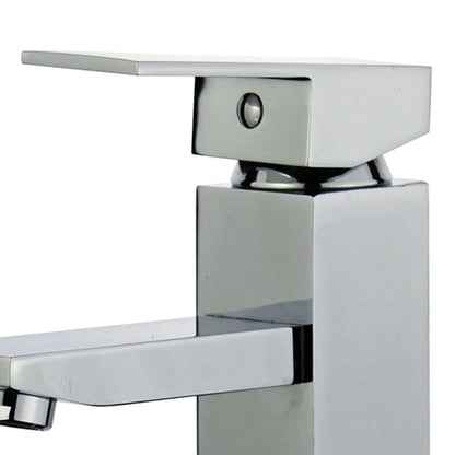 Bellaterra Home Granada 7" Single-Hole and Single Handle Polished Chrome Bathroom Faucet