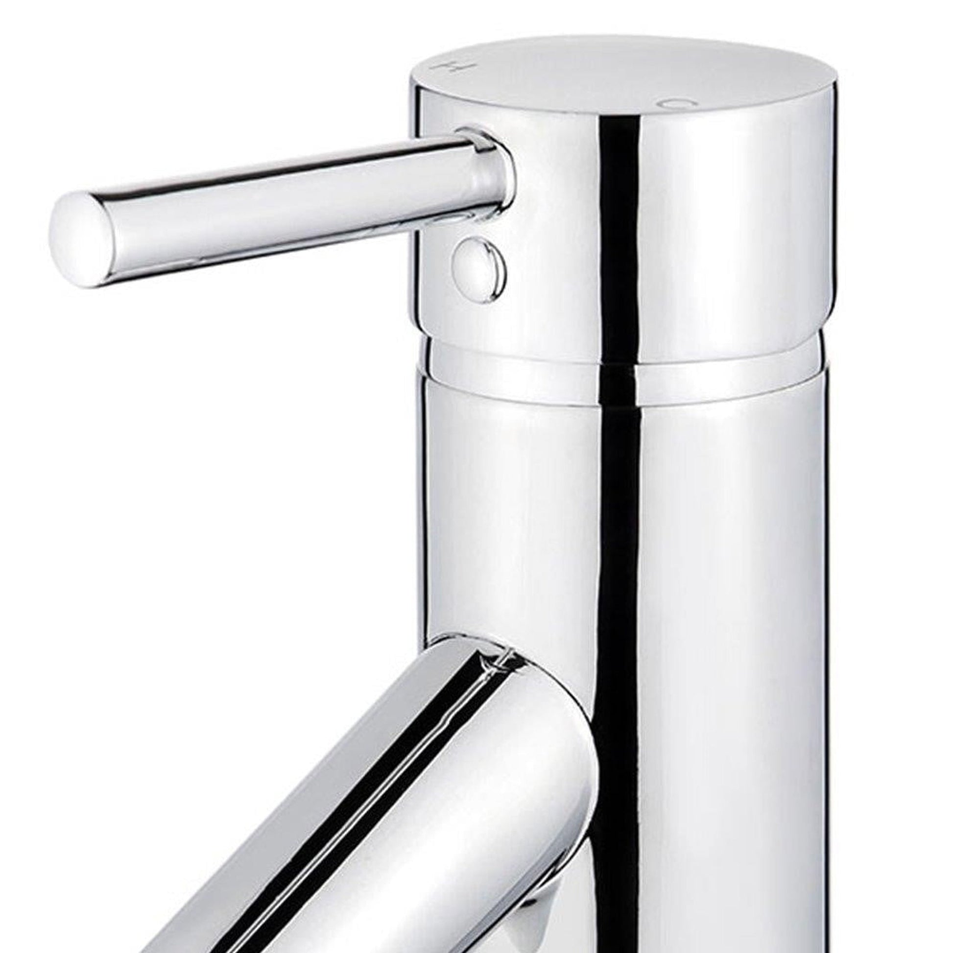 Bellaterra Home Malaga 7" Single-Hole and Single Handle Polished Chrome Bathroom Faucet