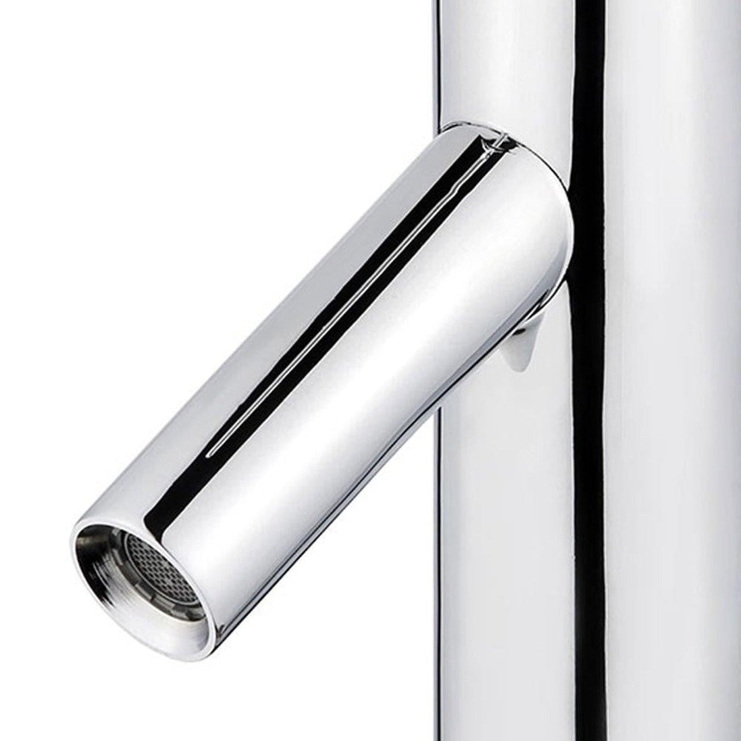 Bellaterra Home Malaga 7" Single-Hole and Single Handle Polished Chrome Bathroom Faucet