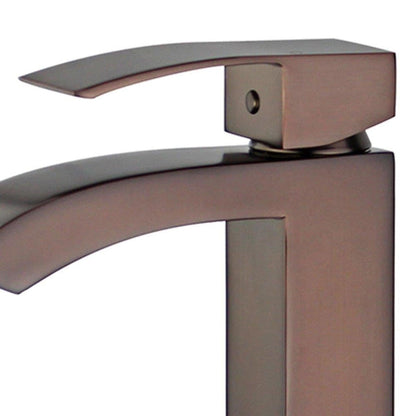 Bellaterra Home Palma 12" Single-Hole and Single Handle Oil Rubbed Bronze Bathroom Faucet