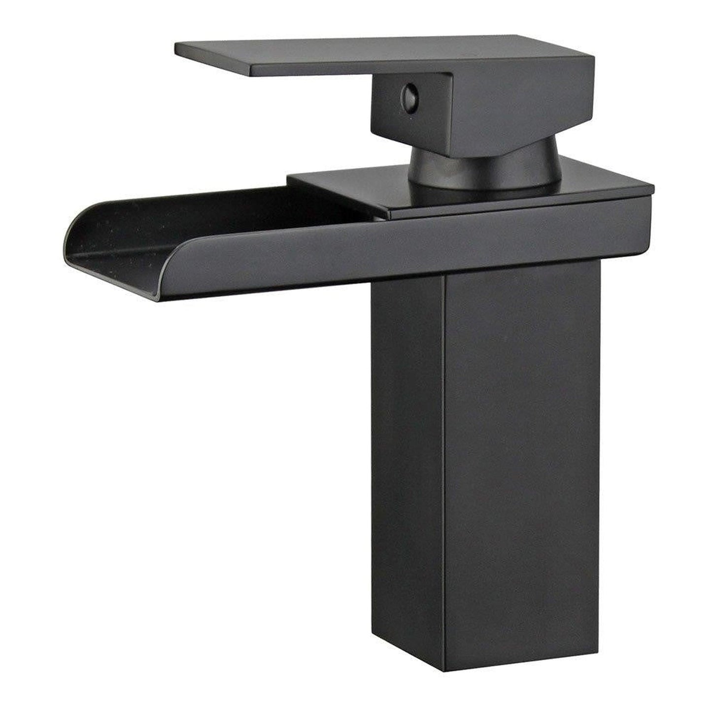 Bellaterra Home Pampalona 6" Single-Hole and Single Handle New Black Bathroom Faucet
