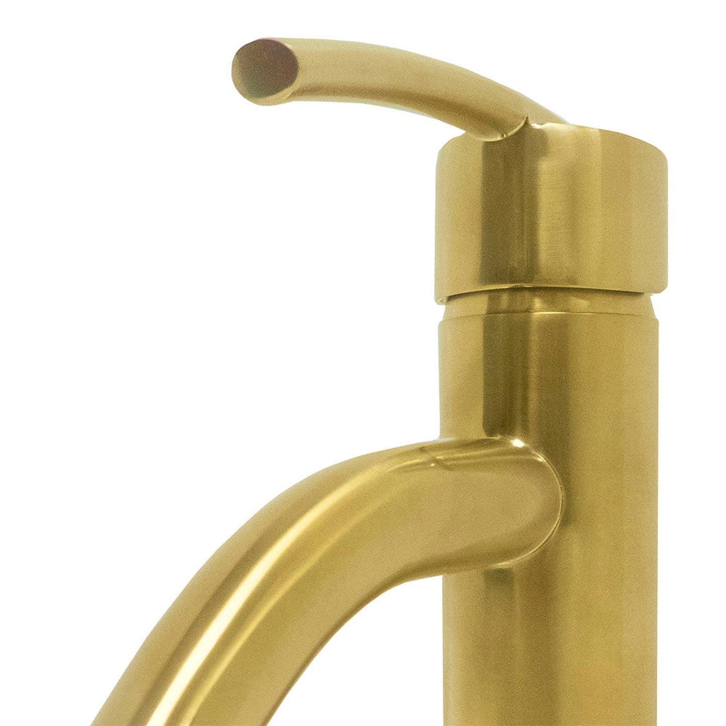 Bellaterra Home Refina 7" Single-Hole and Single Handle Gold Bathroom Faucet