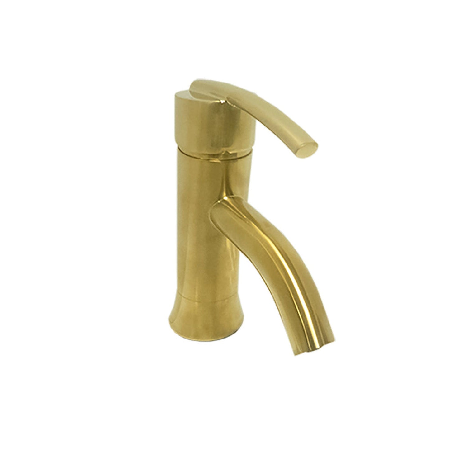 Bellaterra Home Refina 7" Single-Hole and Single Handle Gold Bathroom Faucet