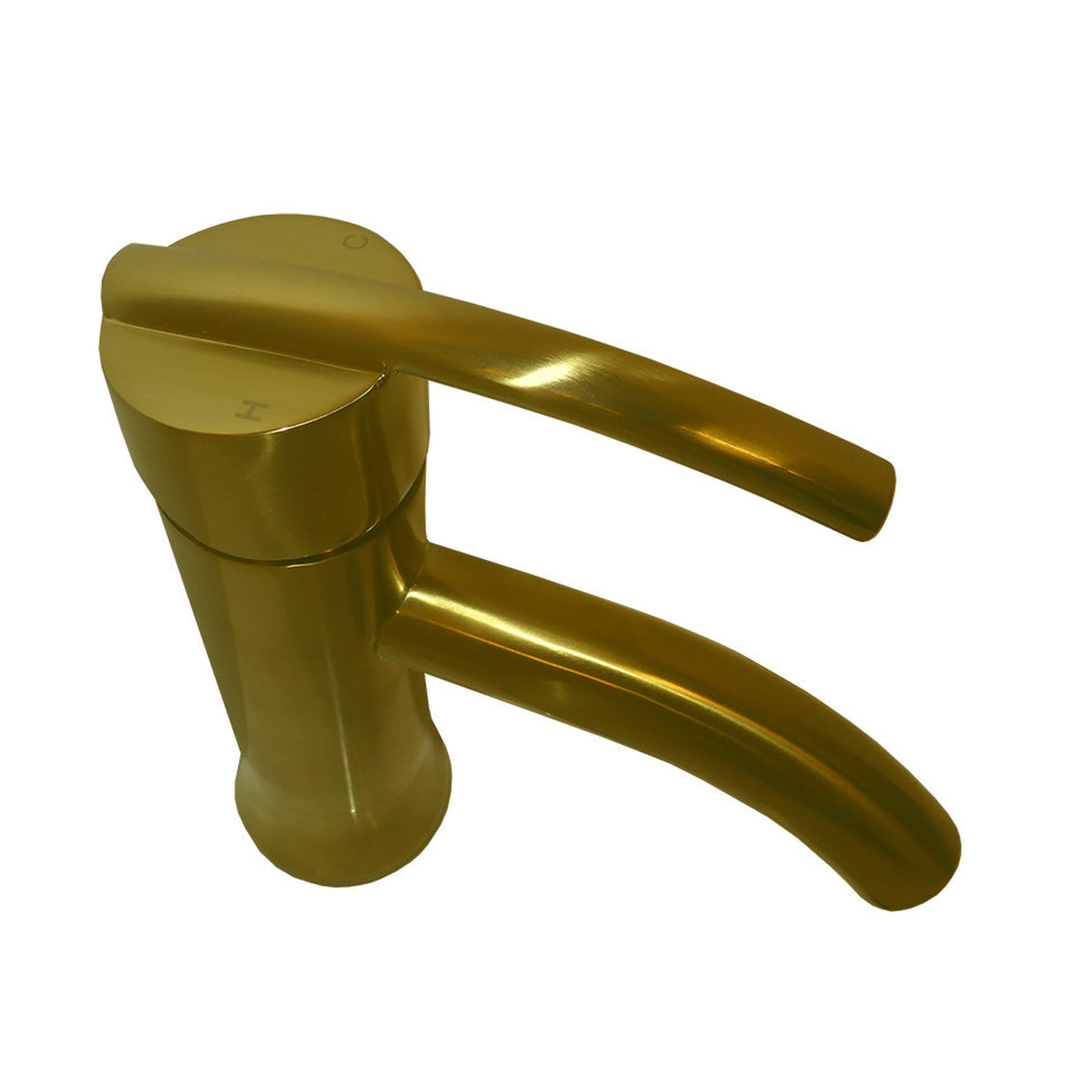 Bellaterra Home Refina 7" Single-Hole and Single Handle Gold Bathroom Faucet