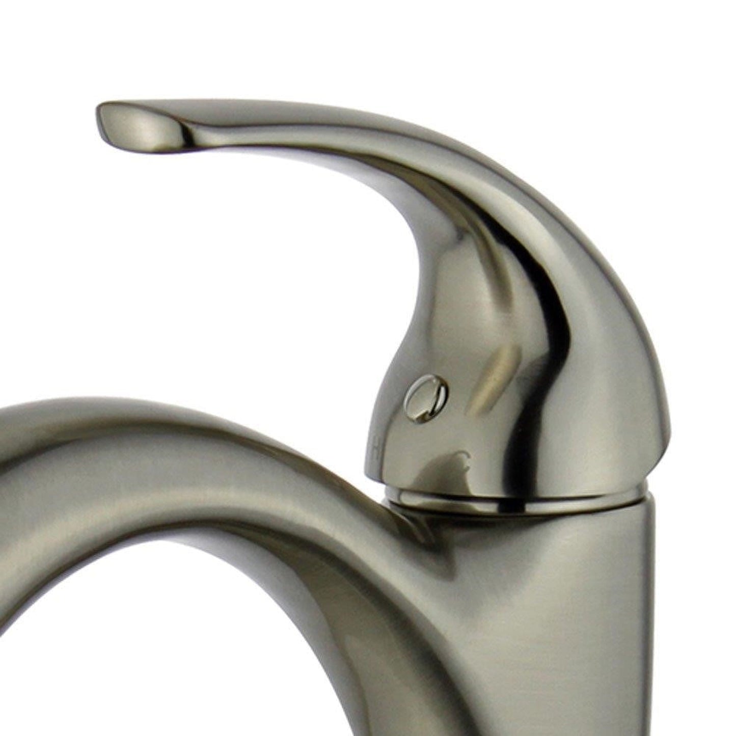 Bellaterra Home Seville 8" Single-Hole and Single Handle Brushed Nickel Bathroom Faucet