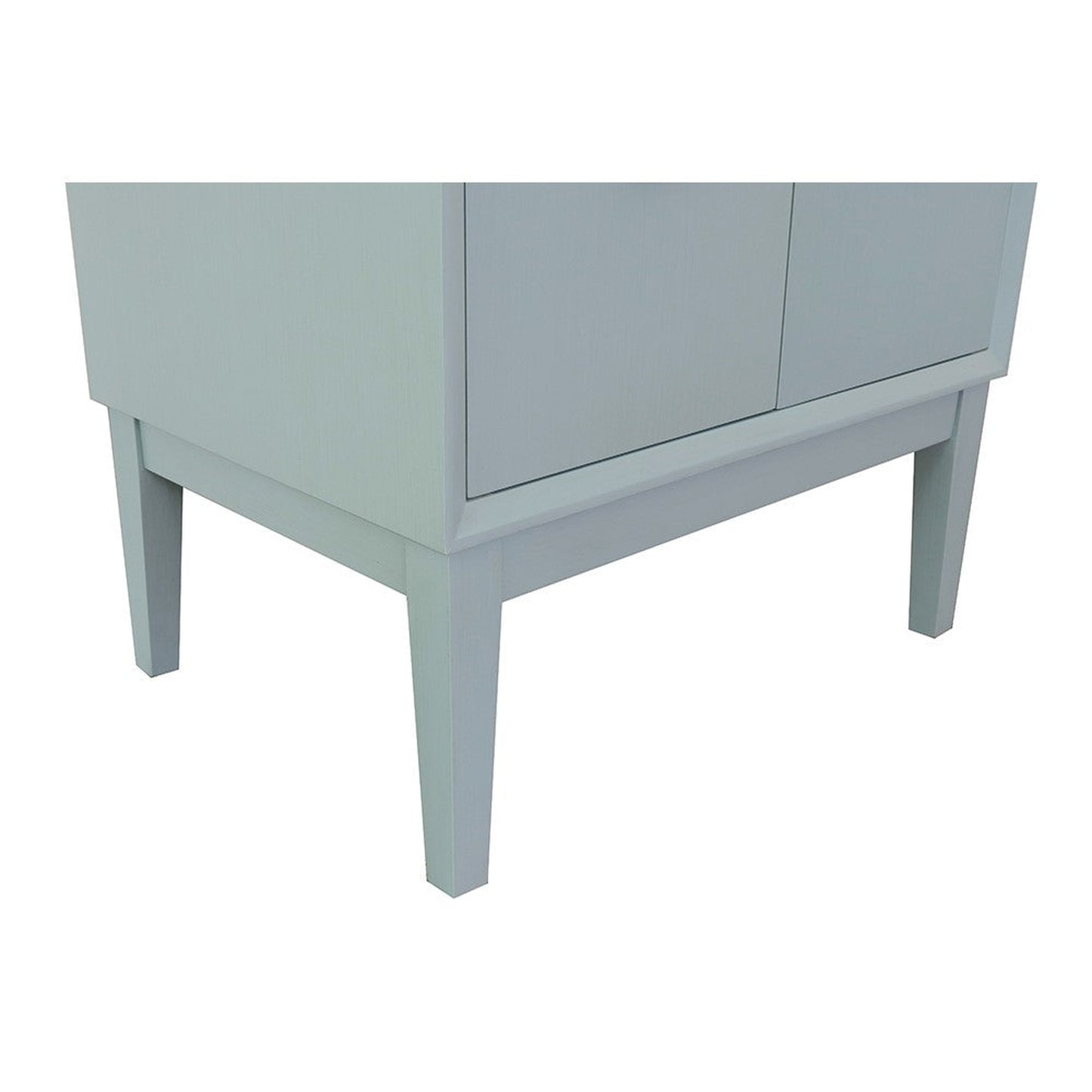 Bellaterra Home Stora 30" 2-Door 1-Drawer Aqua Blue Freestanding Vanity Base