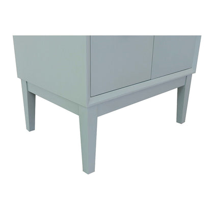 Bellaterra Home Stora 30" 2-Door 1-Drawer Aqua Blue Freestanding Vanity Base