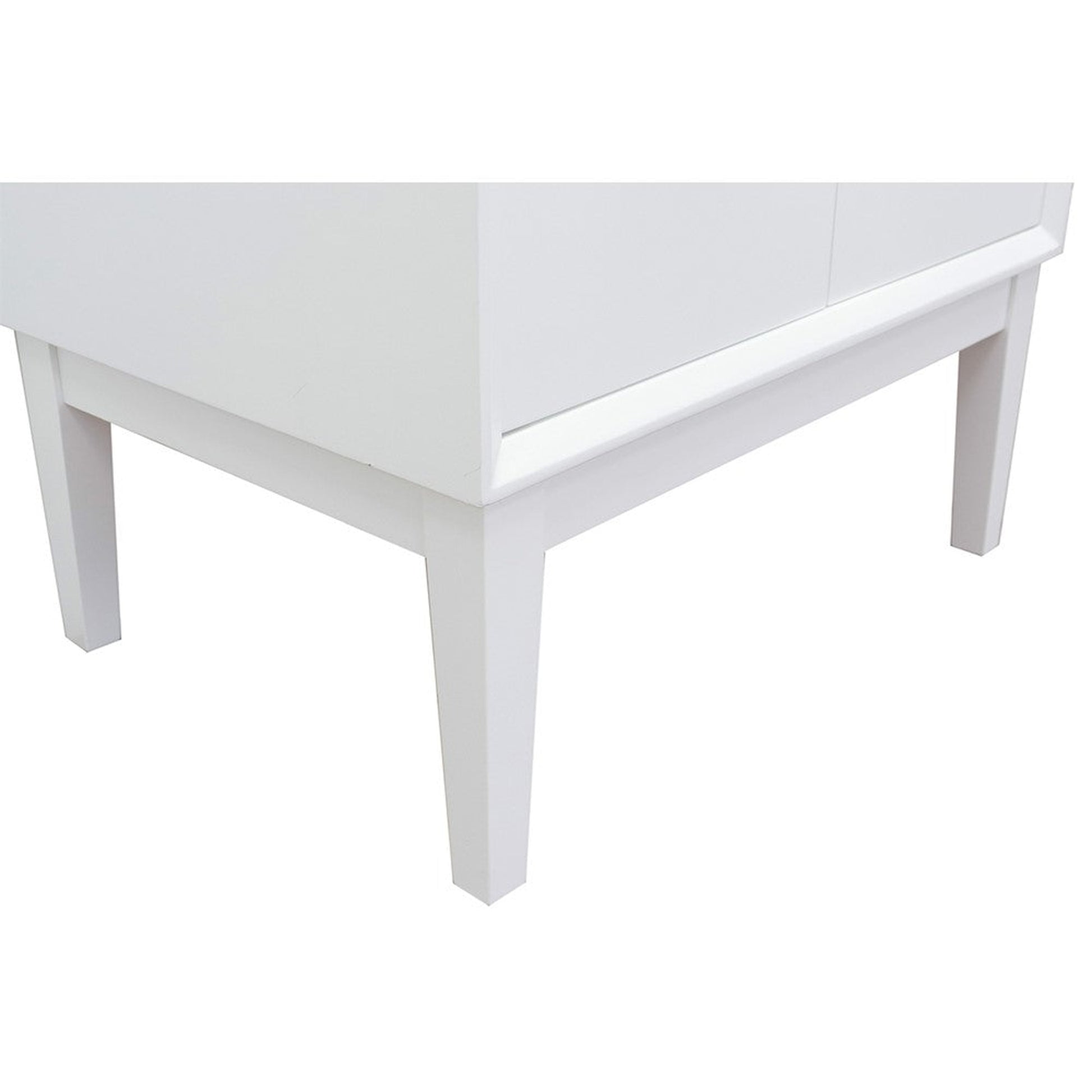 Bellaterra Home Stora 30" 2-Door 1-Drawer White Freestanding Vanity Base