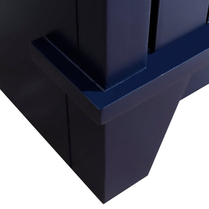 Bellaterra Home Terni 48" 2-Door 2-Drawer Blue Freestanding Vanity Base
