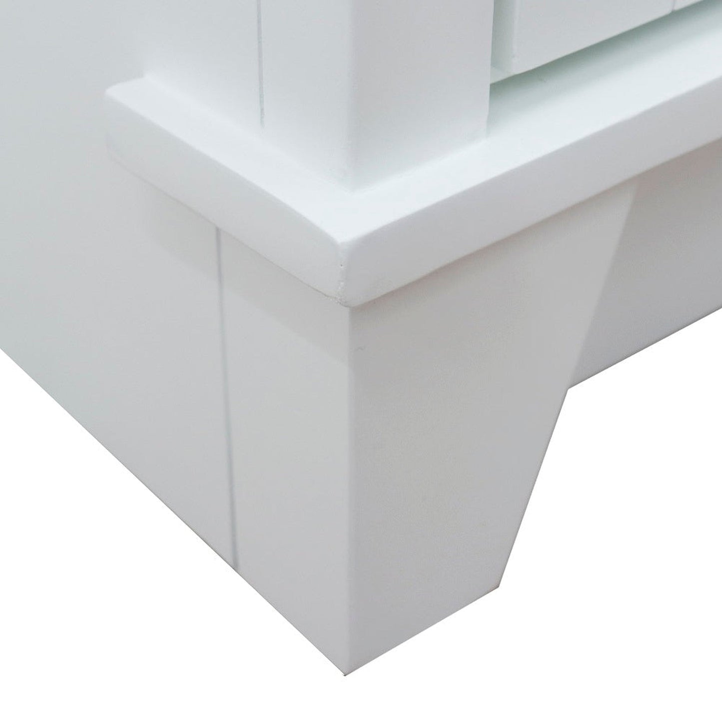 Bellaterra Home Terni 48" 2-Door 2-Drawer White Freestanding Vanity Base