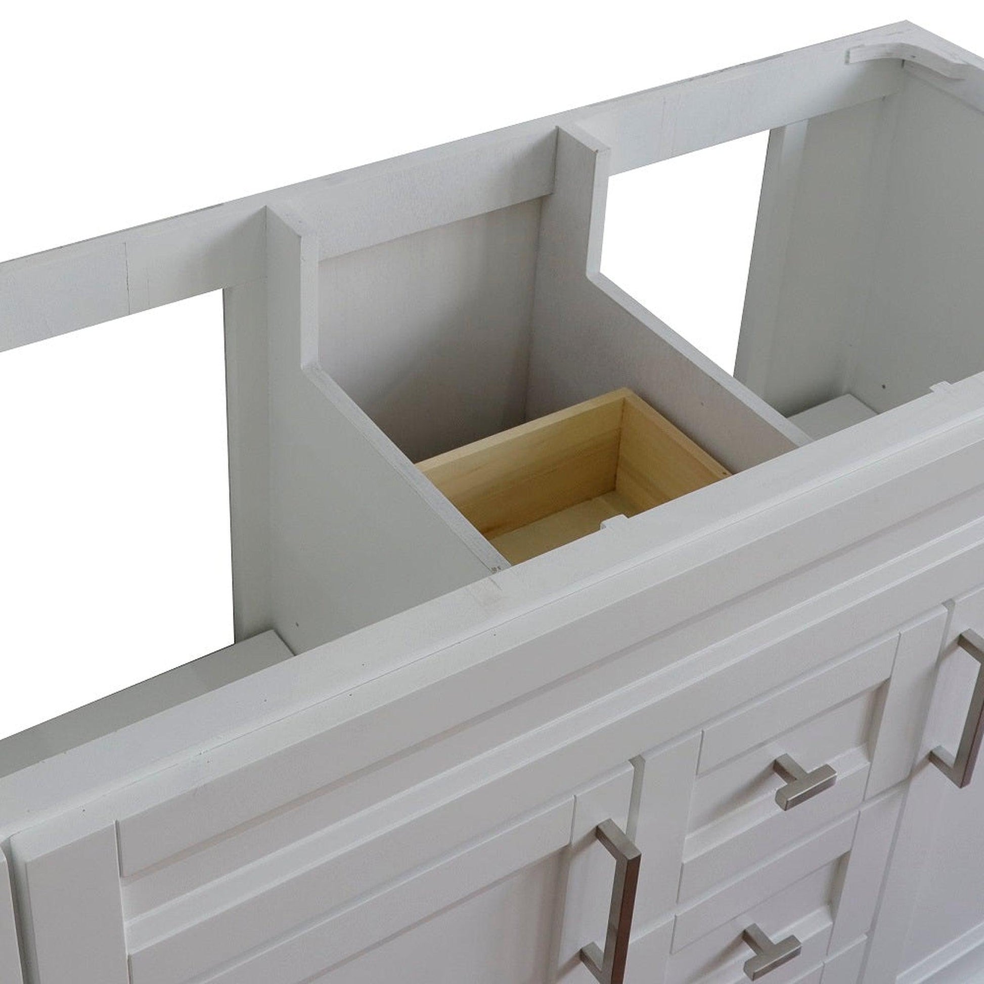 Bellaterra Home Terni 48" 2-Door 2-Drawer White Freestanding Vanity Base