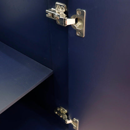 Bellaterra Home Terni 48" 2-Door 6-Drawer Blue Freestanding Vanity Base