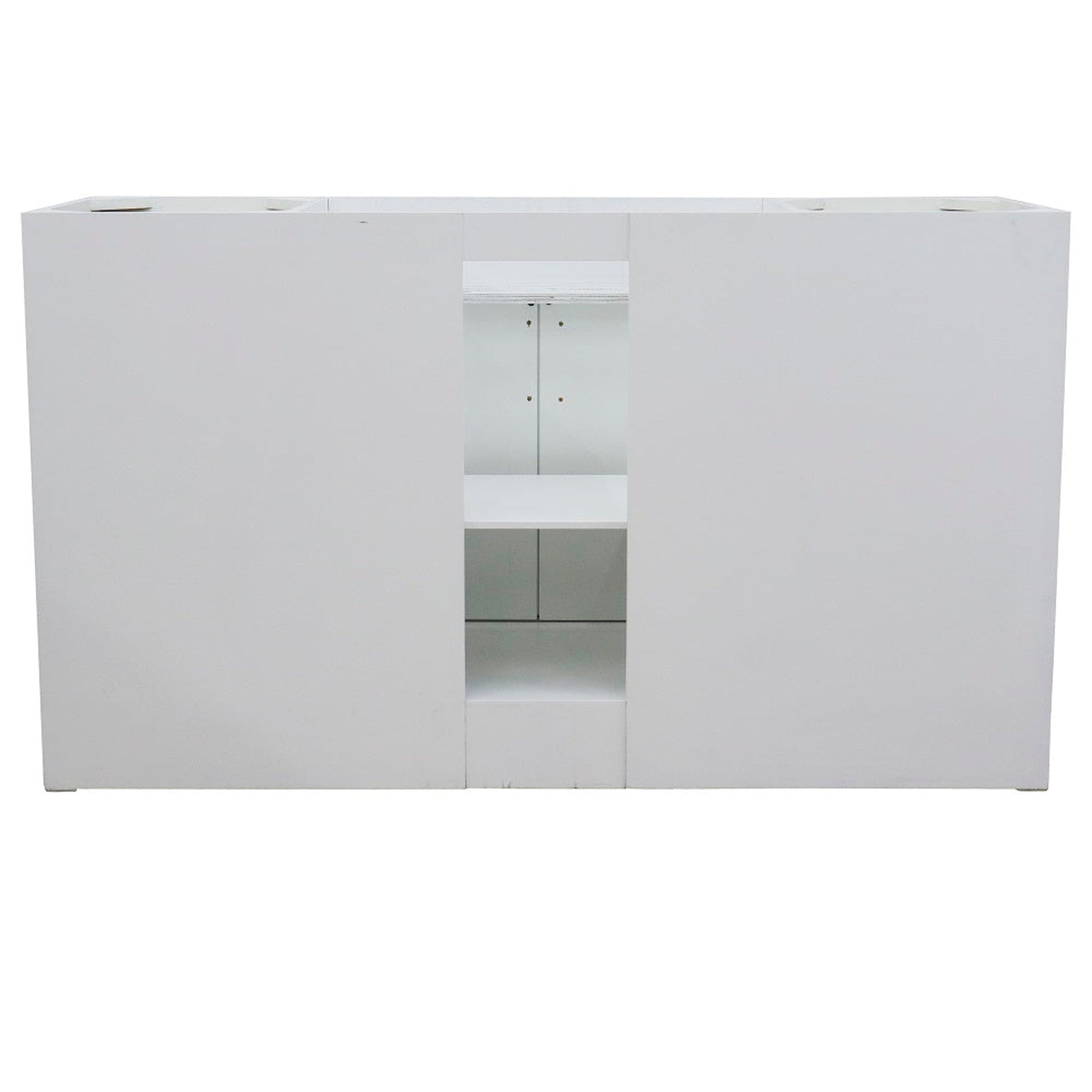 Bellaterra Home Terni 60" 2-Door 6-Drawer White Freestanding Vanity Base
