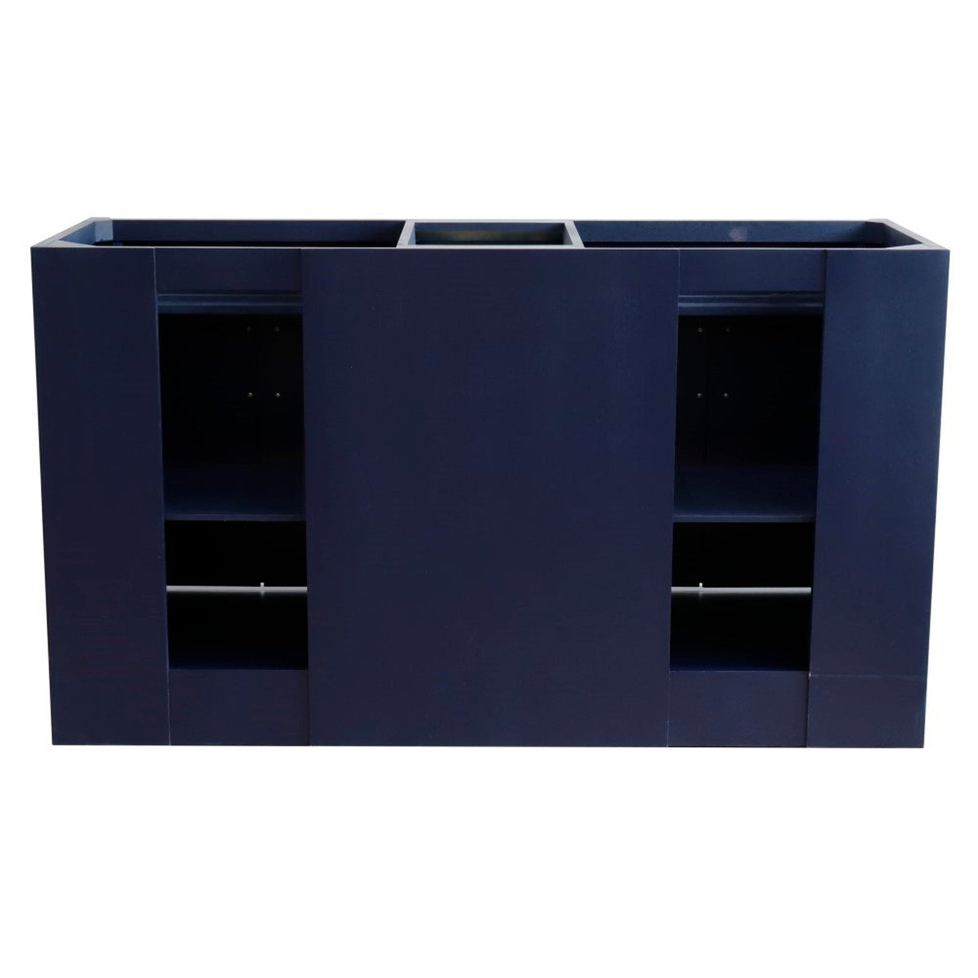 Bellaterra Home Terni 60" 4-Door 3-Drawer Blue Freestanding Vanity Base