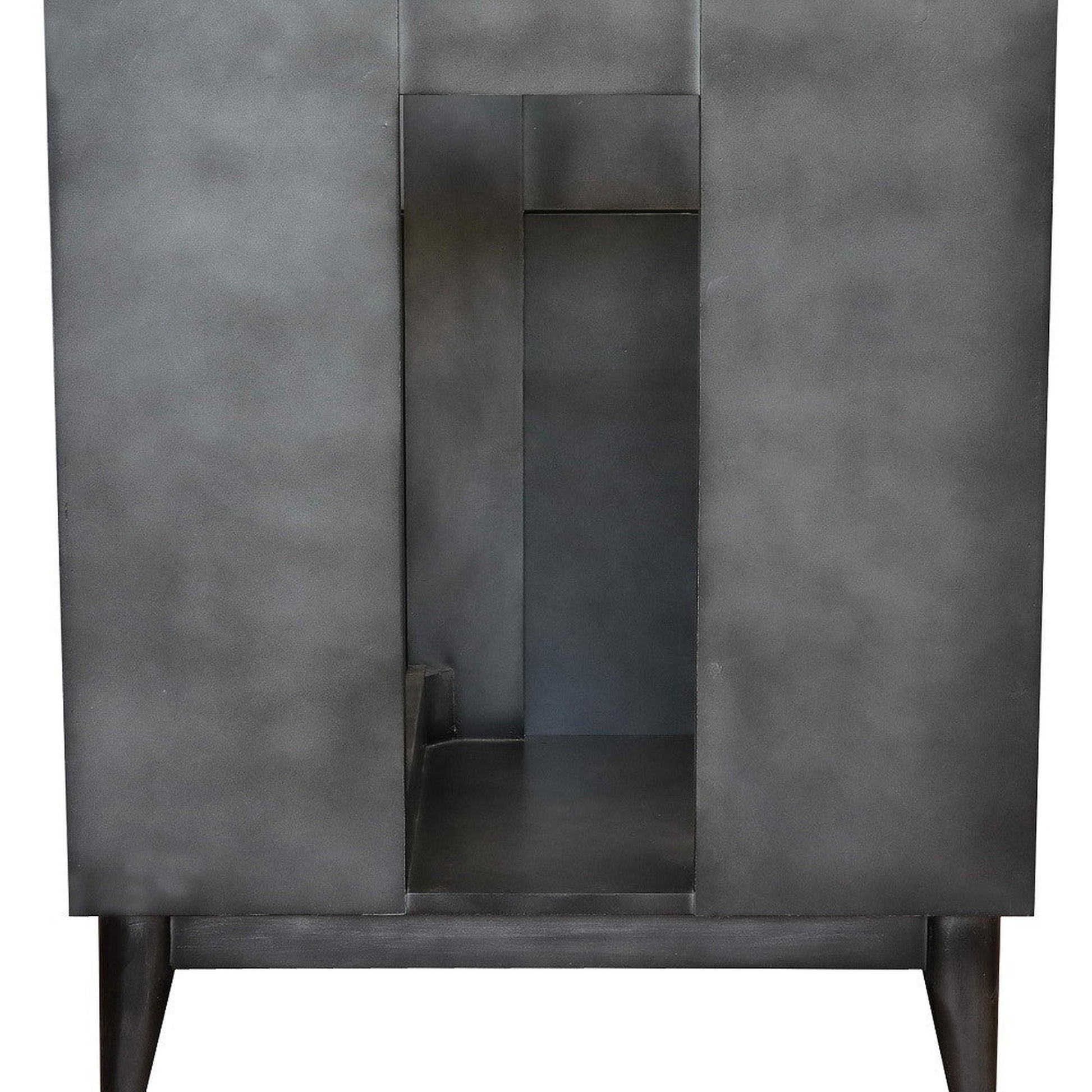 Bellaterra Home Urban 30" 1-Door Silvery Brown Freestanding Vanity Base