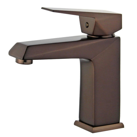 Bellaterra Home Valencia 7" Single-Hole and Single Handle Oil Rubbed Bronze Bathroom Faucet