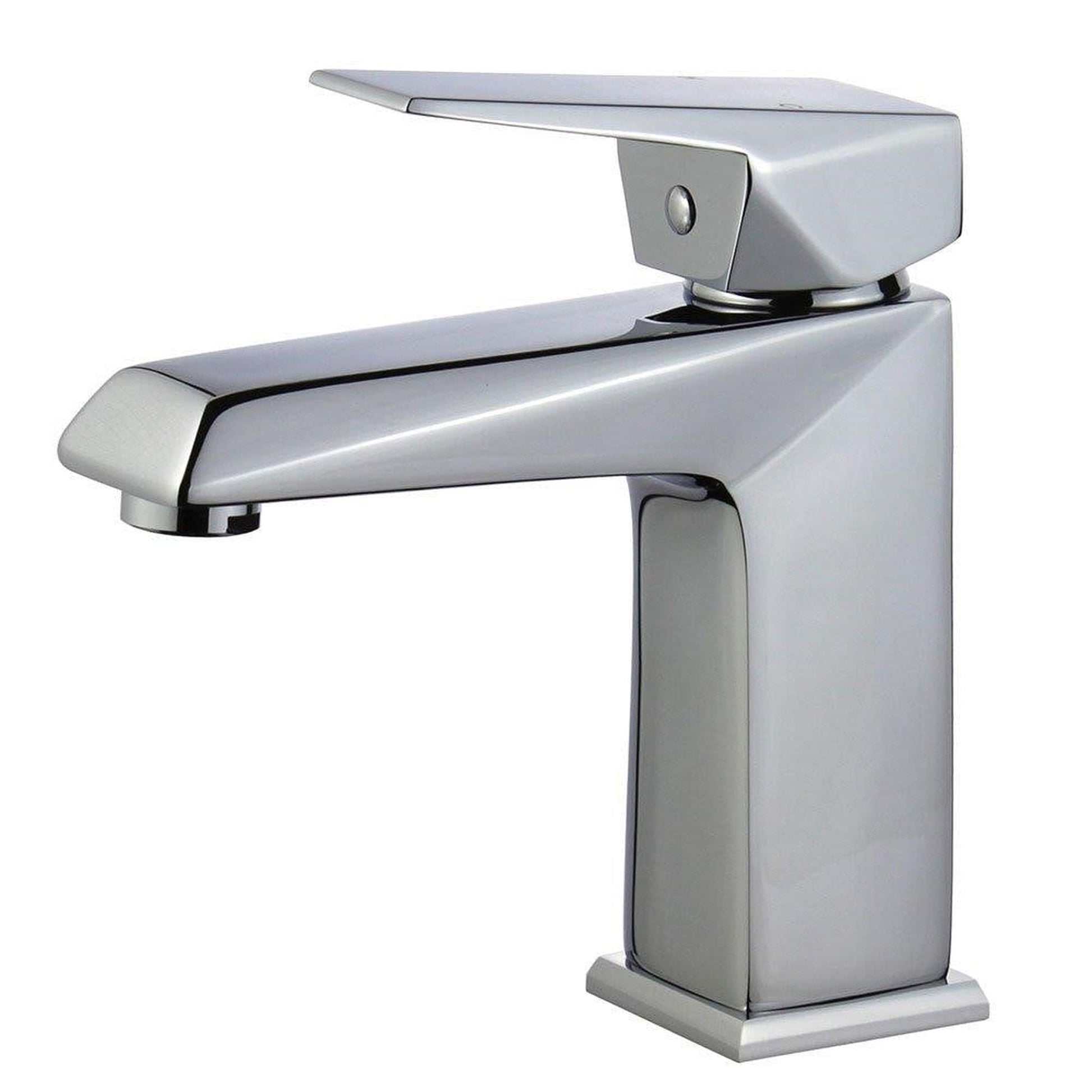 Bellaterra Home Valencia 7" Single-Hole and Single Handle Polished Chrome Bathroom Faucet