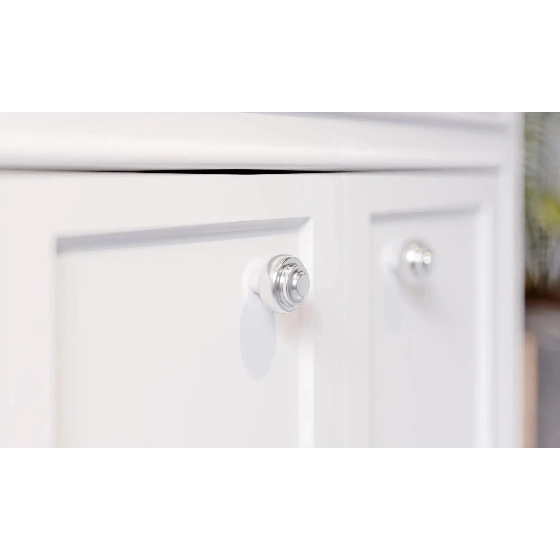 Bienal Talia 42" White 6-Drawer 2-Door Vanity With Sivec Marble Countertop and Single Porcelain Sink