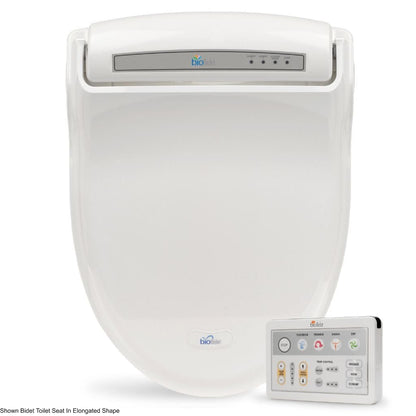 Bio Bidet BB-1000 Supreme 19" White Round Advanced Bidet Toilet Seat With Wireless Remote Control