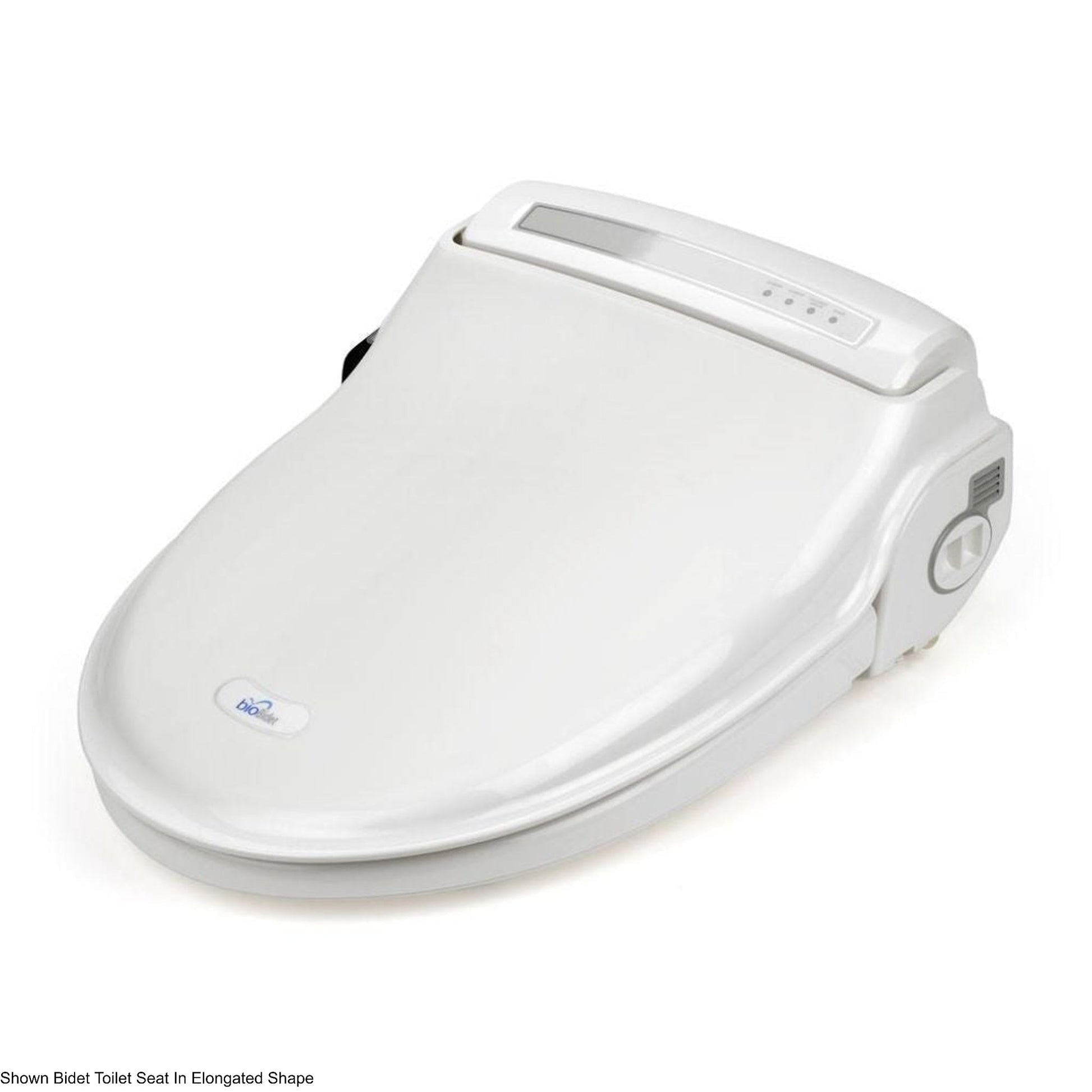 Bio Bidet BB-1000 Supreme 19" White Round Advanced Bidet Toilet Seat With Wireless Remote Control