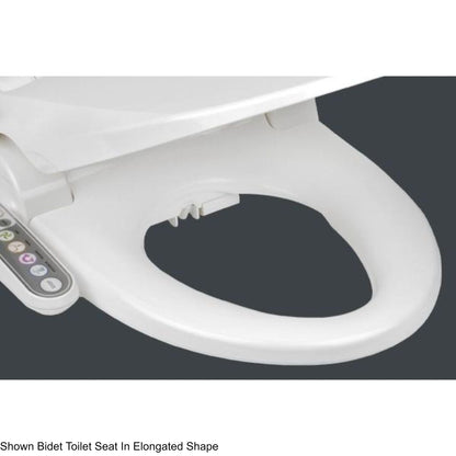 Bio Bidet Prestige BB-800 19" White Round Advanced Bidet Toilet Seat With Side Control Panel