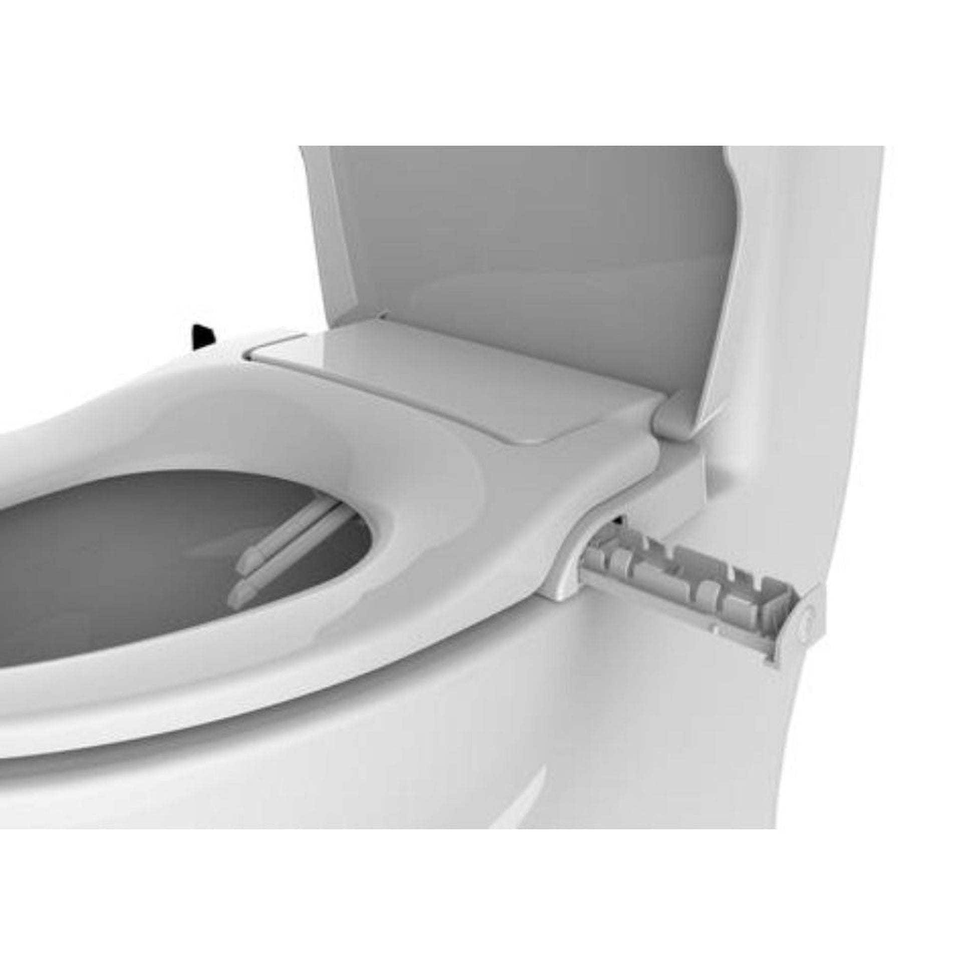 Bio Bidet SlimZero Bidet Toilet Seat in White, Elongated